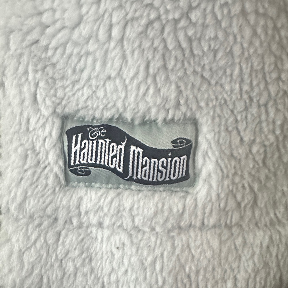 Disney haunted mansion Green and White Sherpa Jacket - Picture 4 of 6